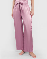 La Senza Sleep Unlined Satin Drawstring Pant Pink / M
